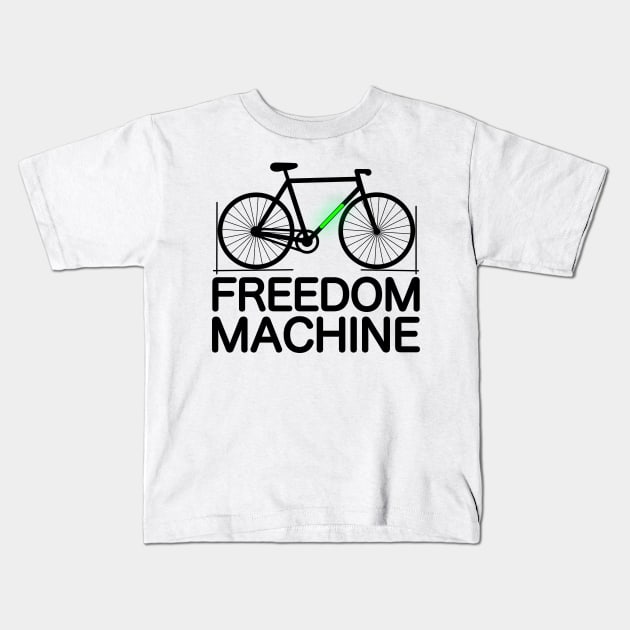 Electric Bicycles "freedom machine" Kids T-Shirt by PnJ